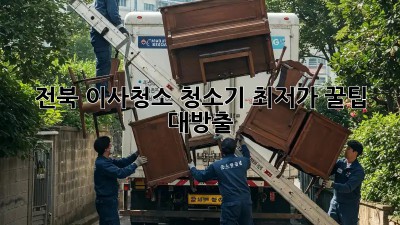 전북 이사청소 청소기 최저가 꿀팁 대방출! ✨